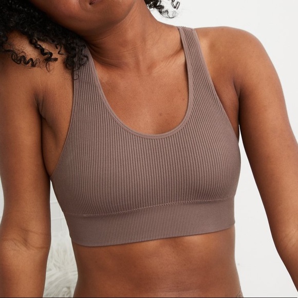 aerie seamless padded racerback bralette